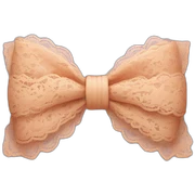 bow with lace sticker