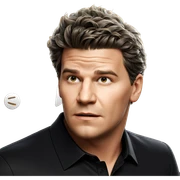 portrait of a boy in black sticker