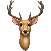 Deer sticker