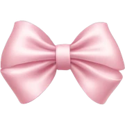 Light pale pink bow perfume  sticker