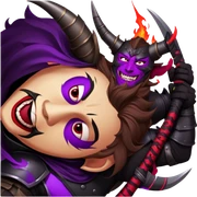 Demon-Horned Warrior sticker