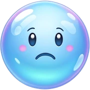 Bubble words sticker
