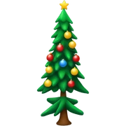 christmas tree sticker