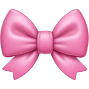 A cute pink bow  sticker