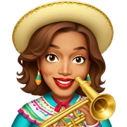 Mariachi Trumpet Player sticker