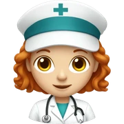 Redhead nurse  sticker