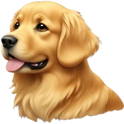 Golden retriever  sticker