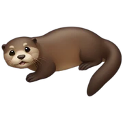 Otter sticker