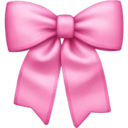 pink bow  sticker