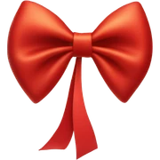 red bow sticker