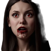bloodstained beauty portrait sticker