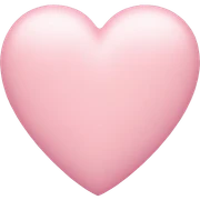 Pastel pink heart  sticker