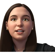 portrait of a girl with jewelry sticker