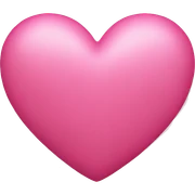 Pink heart  sticker