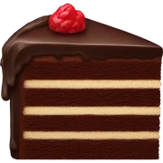 Chocolate cake  sticker