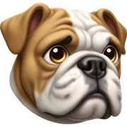 Bulldog sticker