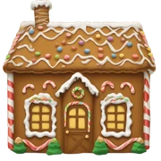 Gingerbread house sticker
