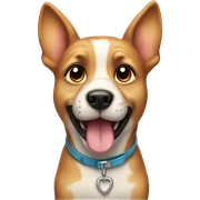 Cute dog sticker