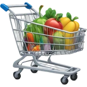 shopping cart sticker