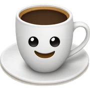 Coffee cup sticker