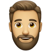 A guy with beard  sticker
