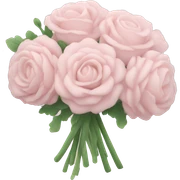 Pale pink bouquet sticker