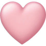 Light pink heart sticker