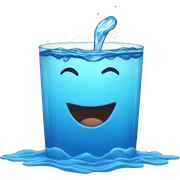 water sticker