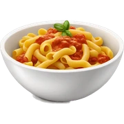 pasta with sauce in a bowl  sticker