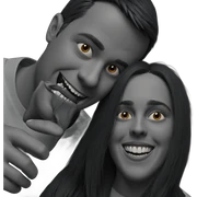 smiling boys with horror theme sticker