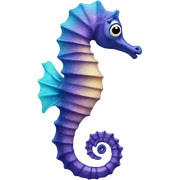 Seahorse sticker