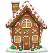 Gingerbread house sticker