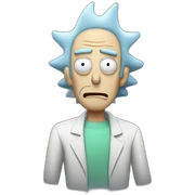 Rick and morty sticker