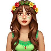 Flower-Crowned Dancer sticker