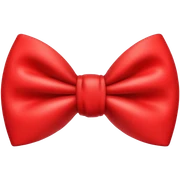 Red bow tie sticker