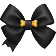 black bow sticker