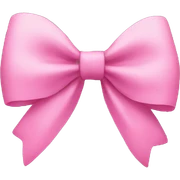 Pink bow sticker