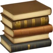 Vintage Book Stack sticker