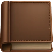 leather book sticker