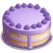 Lavender cake sticker