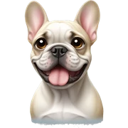 French bulldog sticker