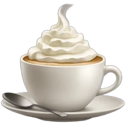 Coffee with whipped cream  sticker
