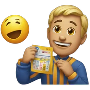 Lottery sticker