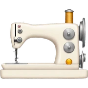 Sewing machine sticker