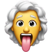 tongue out  face shaking  sticker