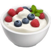 Yogurt bowl sticker