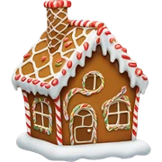 Gingerbread house sticker