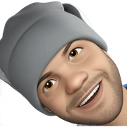 smiling boy in a hat sticker