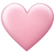 Heart baby pink sticker