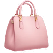 light pink elegant bag sticker
